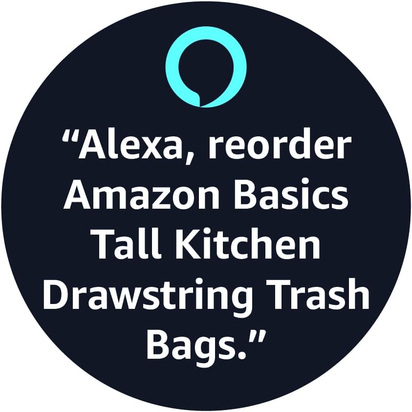 Amazon Basics Trash Bags, Tall Kitchen Drawstring, Unscented, 13 Gallon, 120 Count, Pack of 1