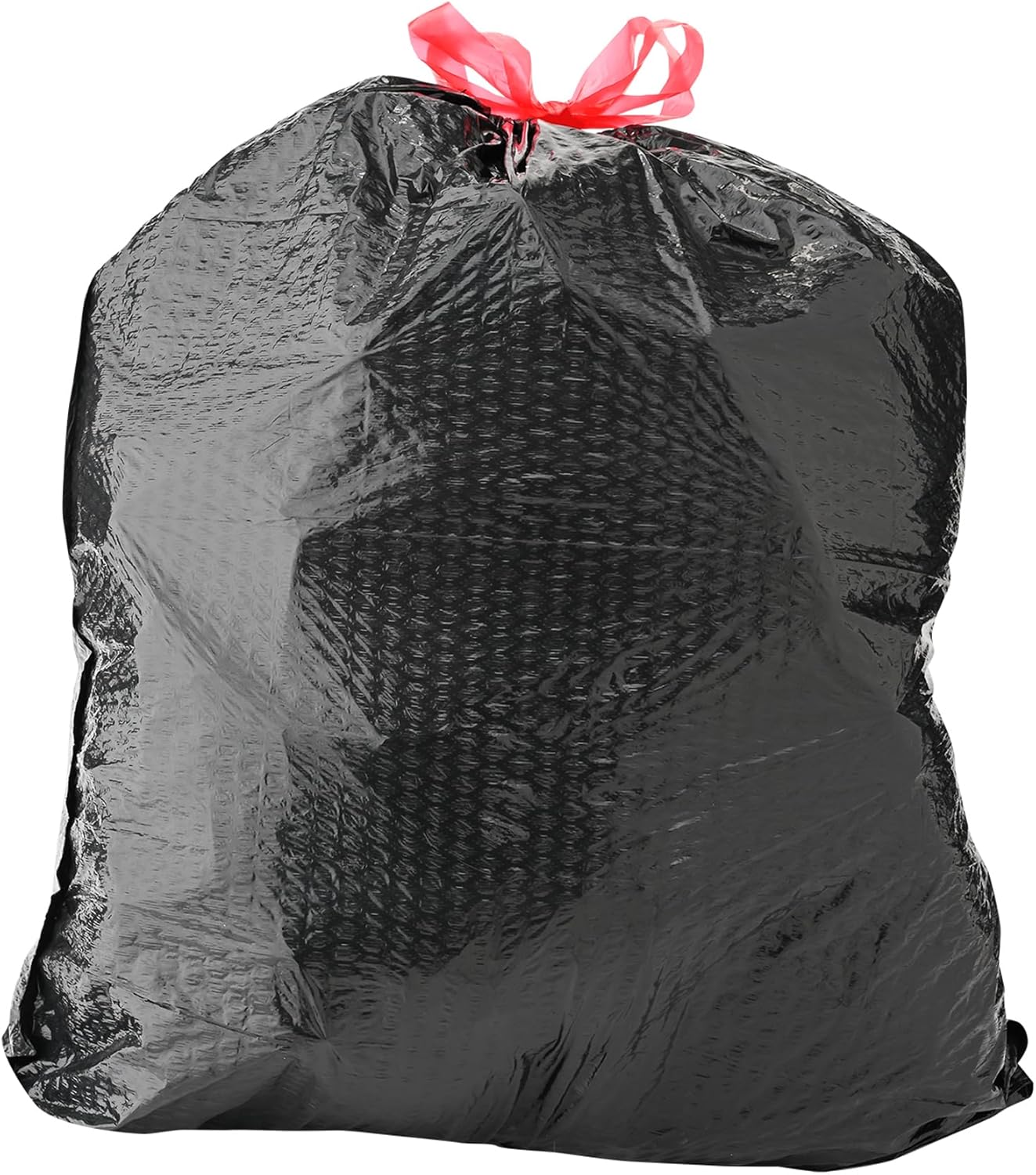 Amazon Basics 30 Gallon Flextra Strength Multipurpose Drawstring Trash Bags, 20% Post Consumer Recycled, 50 count